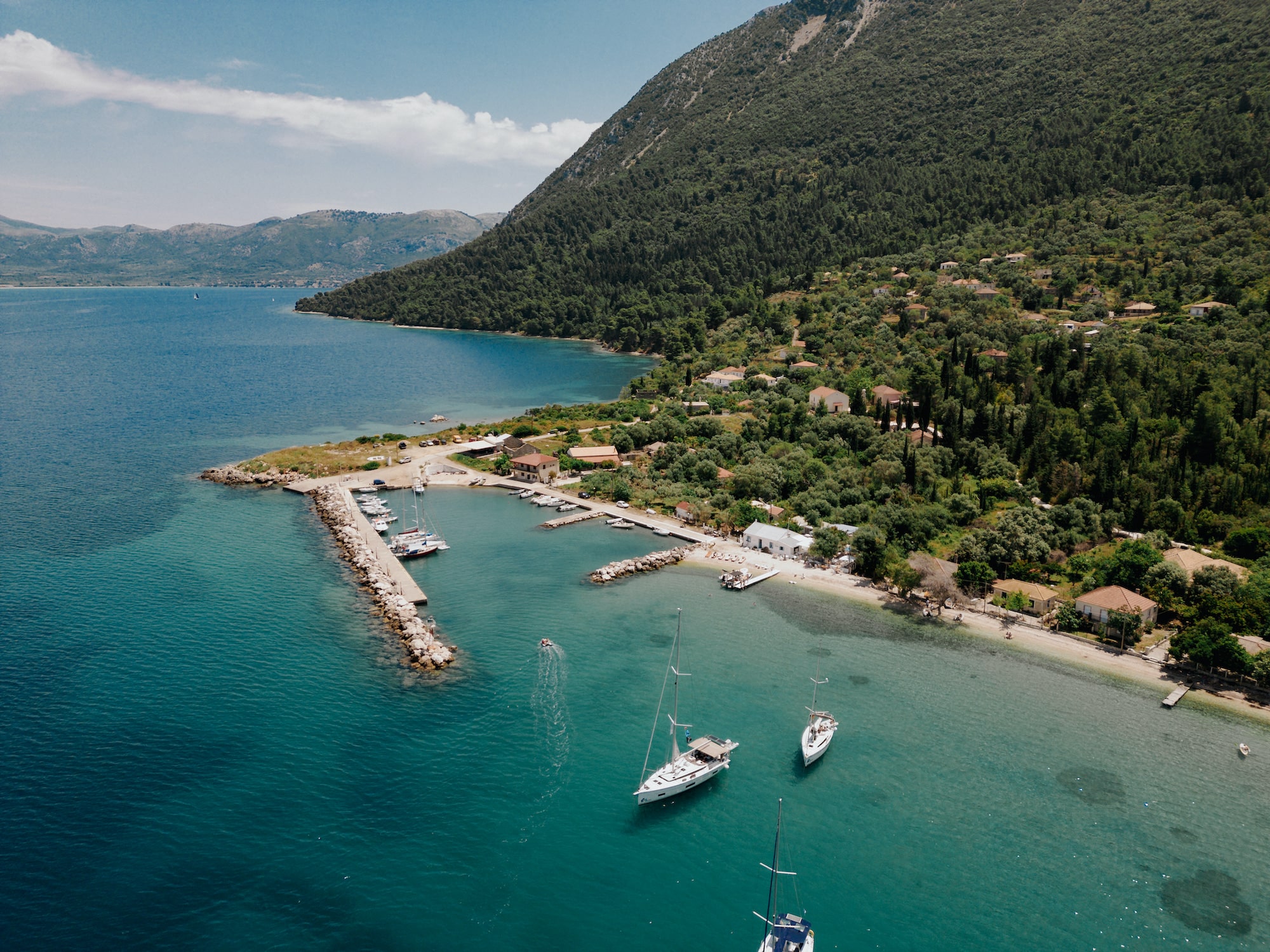 A picturesque bay in Greece