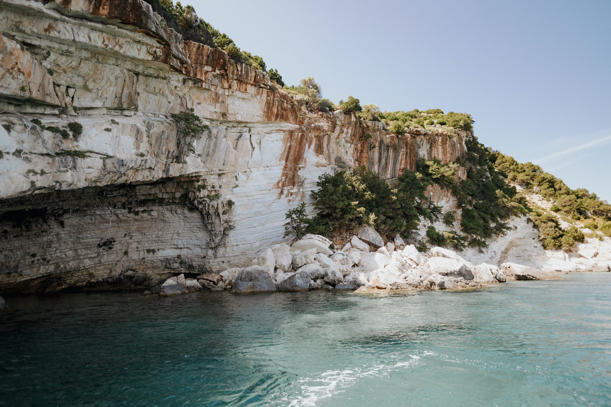 A stunning cove in Greece. best day trips from Paleros