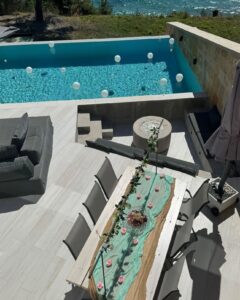 Celebration during summer at Estia Ionian Villas in Paleros